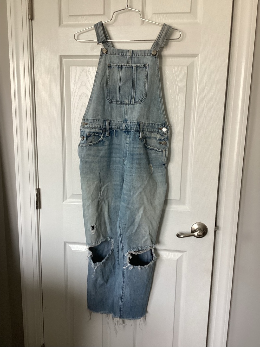Lucky Brand Light Blue Denim Overalls